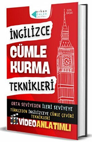 Erkan Önler İngilizce Cümle Kurma Teknikleri Video Anlatımlı - Erkan Önler Erkan Önler Yayınları