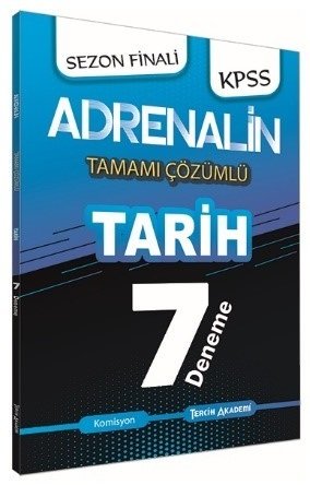 Tercih Akademi KPSS Tarih Adrenalin 7 Deneme Çözümlü Tercih Akademi Yayınları