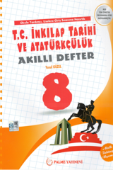 Palme 8. Sınıf TC İnkılap Tarihi ve Atatürkçülük Akıllı Defter Palme Yayınları