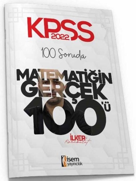 SÜPER FİYAT - İsem 2022 KPSS 100 Soruda Matematik Matematiğin Gerçek 100'ü Deneme - İlker Karabulut İsem Yayınları