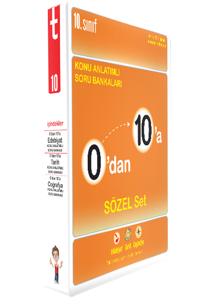 Tonguç 10. Sınıf 0 dan 10 a Sözel Set Konu Anlatımlı Soru Bankaları Tonguç Akademi