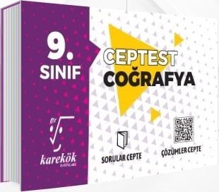 Karekök 9. Sınıf Coğrafya Cep Test Karekök Yayınları