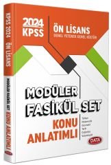 Data 2024 KPSS Ön Lisans Konu Anlatımlı Modüler Fasikül Set Data Yayınları