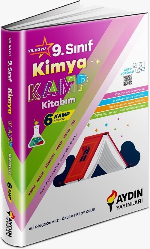 Aydın 9. Sınıf Kimya Kamp Kitabım Aydın Yayınları