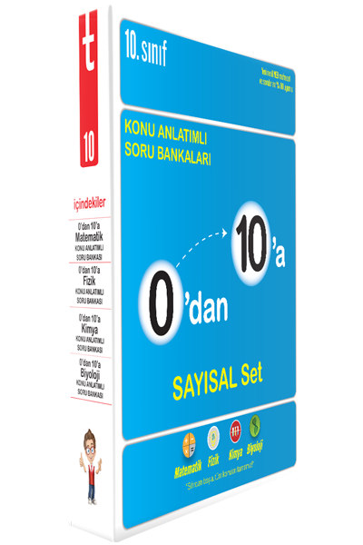 Tonguç 10. Sınıf 0 dan 10 a Sayısal Set Konu Anlatımlı Soru Bankaları Tonguç Akademi