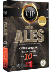 Yargı 2018 ALES VIP Son 10 Sınav Çıkmış Sorular Çözümlü Yargı Yayınları