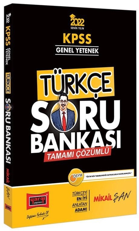 Yargı 2022 KPSS Türkçe Soru Bankası Çözümlü - Mikail Şan Yargı Yayınları