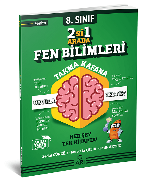 Arı Yayınları 8. Sınıf 2 si 1 Arada Fen Bilimleri Atölyem Fenito Arı Yayınları