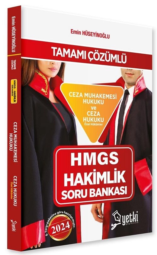 Yetki 2024 HMGS Hakimlik Ceza Muhakemesi Hukuku ve Ceza Hukuku Özel Hükümler Soru Bankası - Emin Hüseyinoğlu Yetki Yayıncılık