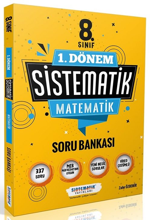 Sistematik 8. Sınıf 1. Dönem Matematik Sistematik Soru Bankası Sistematik Yayınları