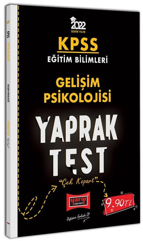 Yargı 2022 KPSS Eğitim Bilimleri Gelişim Psikolojisi Yaprak Test Yargı Yayınları