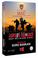 Yargı MSÜ Milli Savunma Üniversitesi Askeri Öğrenci Aday Belirleme Sınavı Tüm Dersler Soru Bankası Yargı Yayınları