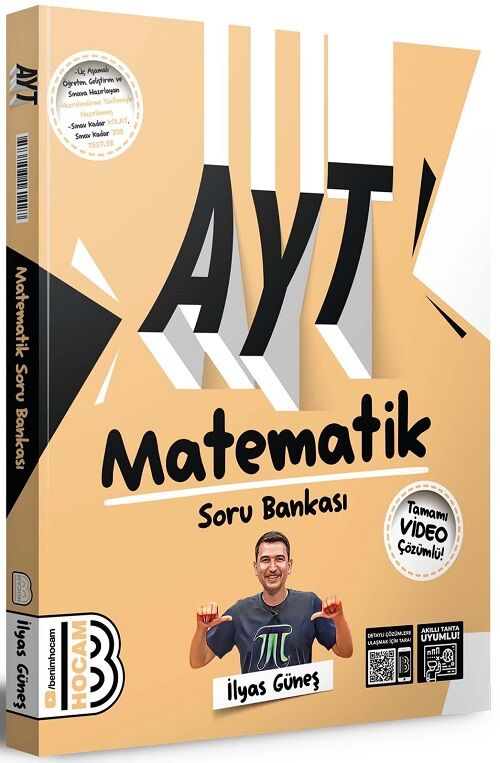 Benim Hocam 2025 YKS AYT Matematik Soru Bankası Video Çözümlü - İlyas Güneş Benim Hocam Yayınları