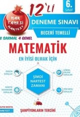 Nartest 6. Sınıf Matematik 12 Deneme Nartest Yayınları