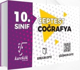 Karekök 10. Sınıf Coğrafya Cep Test Karekök Yayınları