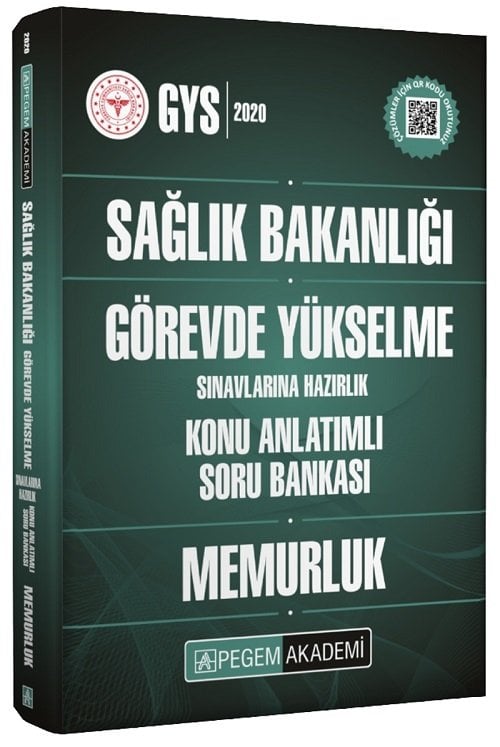 Pegem 2020 GYS Sağlık Bakanlığı MEMURLUK Konu Anlatımlı Soru Bankası Görevde Yükselme Pegem Akademi Yayınları