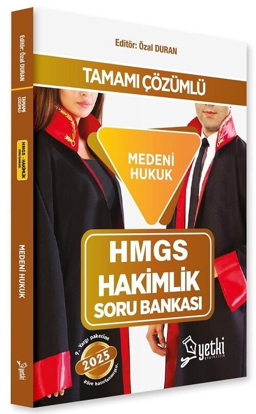 Yetki 2025 HMGS Hakimlik Medeni Hukuk Soru Bankası - Özal Duran Yetki Yayıncılık