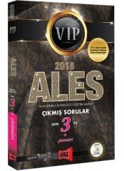 Yargı 2018 ALES VIP Son 3 Yıl Çıkmış Sorular ve Çözümleri Yargı Yayınları