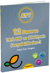 Endemik YKS AYT Türk Dili ve Edebiyatı Sosyal Bilimler-1 12 Deneme Endemik Yayınları