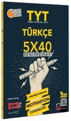 Yargı 2021 YKS TYT Türkçe Motivasyon 5x40 Deneme Yargı Yayınları