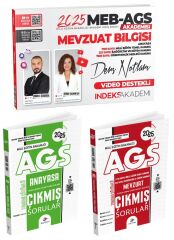 İndeks + Dizgi 2025 MEB-AGS Akademisi Mevzuat Bilgisi Ders Notları + Anayasa Çıkmış Sorular 3 lü Set - Zeynep Salman İçli, Emrah Vahap Özkaraca İndeks Akademi + Dizgi Kitap Yayıncılık