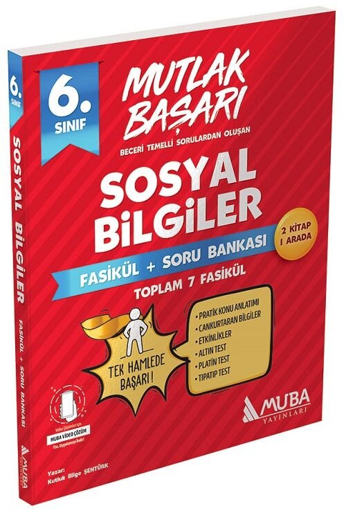 Muba 6. Sınıf Sosyal Bilgiler Mutlak Başarı Fasikül+Soru Bankası Muba Yayınları