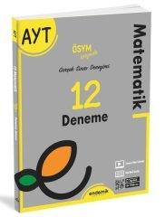 Endemik YKS AYT Matematik 12 Deneme Endemik Yayınları