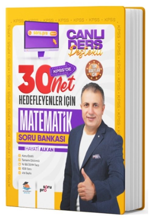 Akademi Denizi KPSS Matematik 30 Net Soru Bankası - Hayati Alkan Akademi Denizi