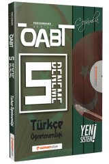 Uzman Kariyer ÖABT Türkçe Öğretmenliği Yeni Sistem 5 Deneme Çözümlü Performans Serisi Uzman Kariyer Yayınları