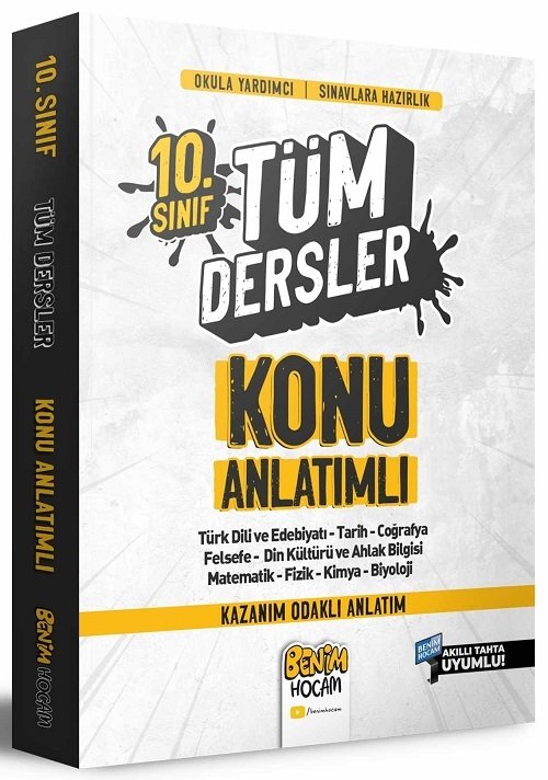 Benim Hocam 10. Sınıf Tüm Dersler Konu Anlatımlı Benim Hocam Yayınları