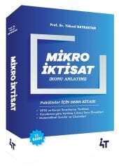 4T Yayınları KPSS A Grubu Mikro İktisat Konu Anlatımı 17. Baskı - Yüksel Bilgili Bayraktar 4T Yayınları