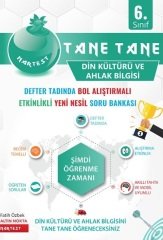 Nartest 6. Sınıf Din Kültürü ve Ahlak Bilgisi Tane Tane Soru Bankası Nartest Yayınları