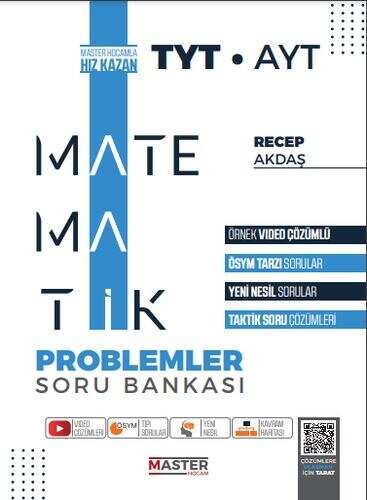 Master Hocam YKS TYT Matematik Problemler Soru Bankası Master Hocam