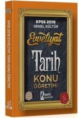 SÜPER FİYAT - İsem 2018 KPSS Evveliyat Tarih Konu Öğretimi İsem Yayınları