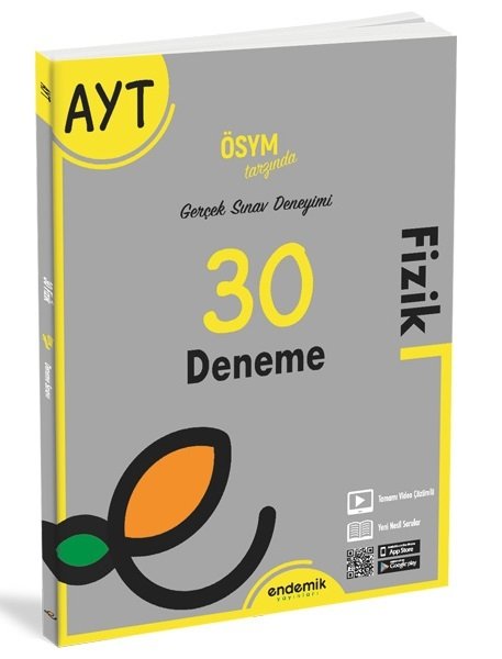 Endemik YKS AYT Fizik 30 Deneme Endemik Yayınları