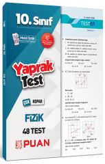 Puan 10. Sınıf Fizik Çek Kopar 48 Yaprak Test Puan Yayınları