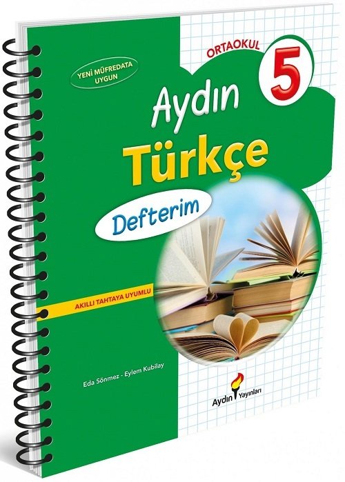 Aydın 5. Sınıf Türkçe Defterim Aydın Yayınları