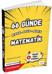 ATC Yayınları KPSS DGS ALES 66 Günde Matematik Soru Bankası Video Çözümlü ATC Yayınları