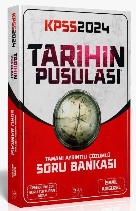 SÜPER FİYAT - CBA Yayınları 2024 KPSS Tarihin Pusulası Soru Bankası Çözümlü - İsmail Adıgüzel CBA Yayınları