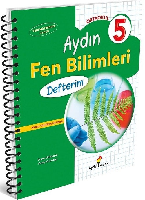 Aydın 5. Sınıf Fen Bilimleri Defterim Aydın Yayınları