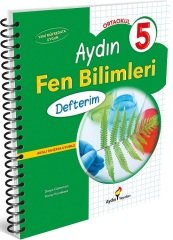 Aydın 5. Sınıf Fen Bilimleri Defterim Aydın Yayınları