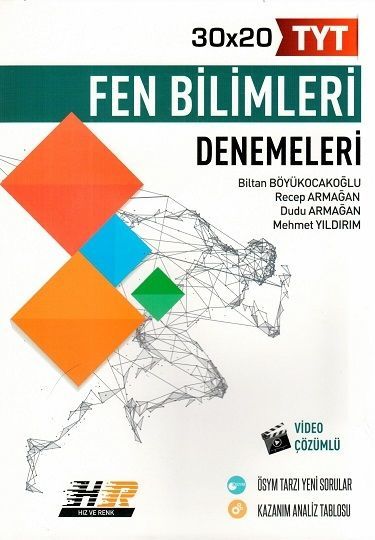 Hız ve Renk YKS TYT Fen Bilimleri 30x20 Denemeleri Hız ve Renk Yayınları