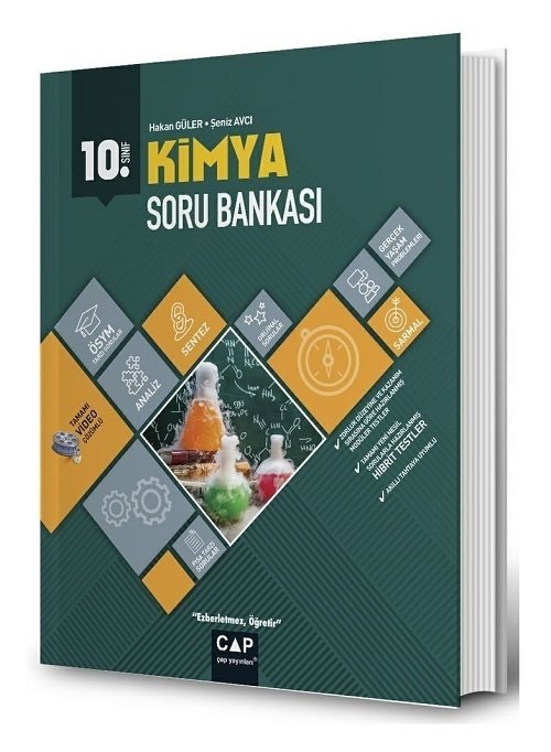 Çap Yayınları 10. Sınıf Kimya Soru Bankası Anadolu Lisesi Çap Yayınları