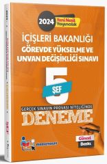 Memur Sınav 2024 GYS İçişleri Bakanlığı Şef 5 Deneme Görevde Yükselme Memur Sınav