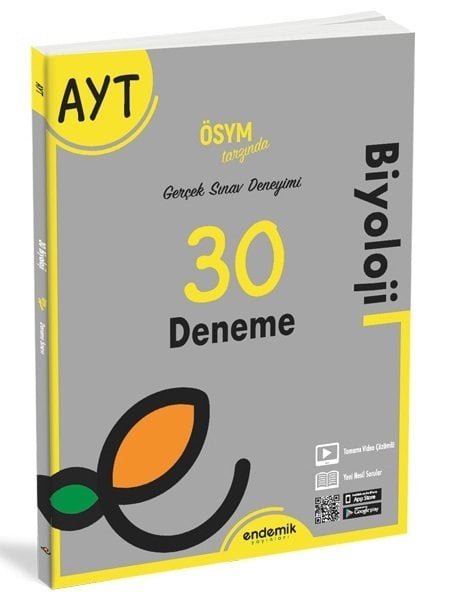 Endemik YKS AYT Biyoloji 30 Deneme Endemik Yayınları