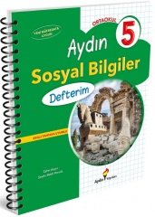 Aydın 5. Sınıf Sosyal Bilgiler Defterim Aydın Yayınları