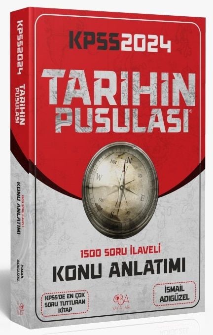 SÜPER FİYAT - CBA Yayınları 2024 KPSS Tarihin Pusulası Konu Anlatımı - İsmail Adıgüzel CBA Yayınları