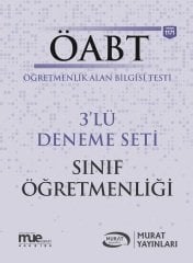 SÜPER FİYAT - Murat ÖABT Sınıf Öğretmenliği 3 Deneme Çözümlü Murat Yayınları