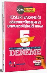 Memur Sınav 2024 GYS İçişleri Bakanlığı VHKİ 5 Deneme Görevde Yükselme Memur Sınav