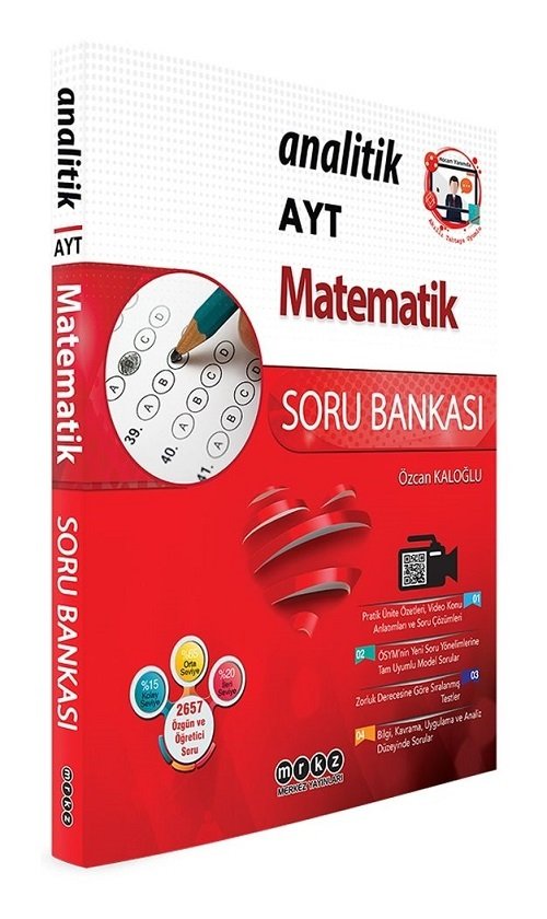 Merkez YKS AYT Matematik Analitik Soru Bankası Merkez Yayınları